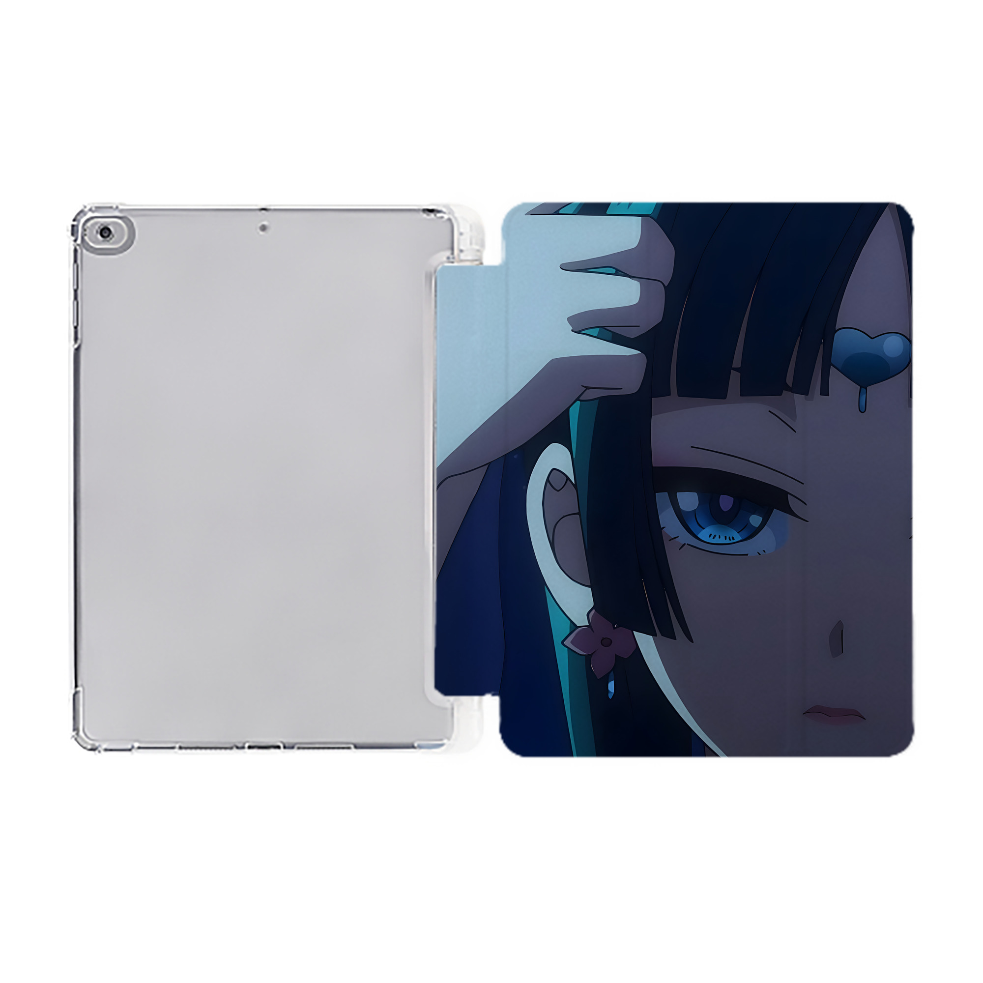 （画像用） 薬屋のひとりごと The Apothecary Diaries IPad ケース ペン収納付き 三つ折りスタンド PUレザー×シリコン 対応機種9.5/10.5/10.9インチ